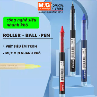 Bút bi mực lỏng but lông bi Z1 mực nhanh khô 0.5mm thương hiệu M&G viết siêu êm không lem