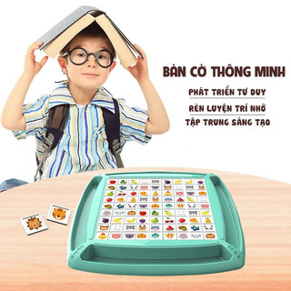 Bàn Cờ Ghép Hình Thông Minh Cho Bé, Đồ Chơi Xếp Hình Board Game Giúp Phát Triển Tư Duy