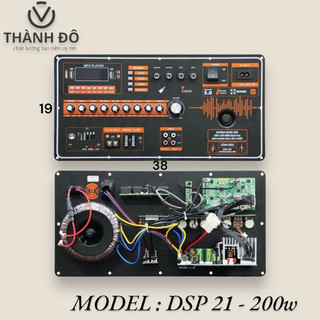Sảm phẩm bo mạch loa kéo model : dsp 21 - 200w-kích 19x38
