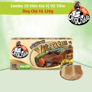 Combo 10 hộp viên gia vị vịt tiềm ông chà và 126g