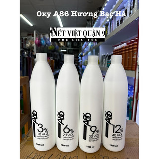 Oxy trợ nhuộm a86 - oxy a86 - oxy nhuộm tóc - oxy bạc hà chống xót 1000ml