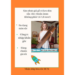 HÀNG xịn, 3 tấm sàn nhựa giả gỗ tự dính có keo dán sẵn giá rẻ tPHCM, dùng trải nhà ở