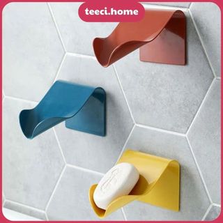 Khay Để Xà Phòng Giá Để Xà Bông Phòng Tắm Dán Tường Để Đồ Trang Trí Màu Trơn U120