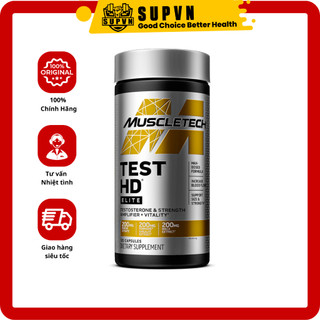Muscletech Test Hd Elite - Viên Hỗ Trợ Tăng Testosterone Tự Nhiên