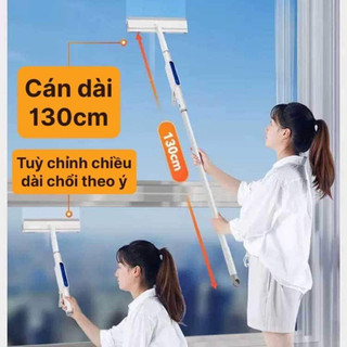Cây lau kính cán dài ,có khăn lau bình xịt