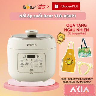 Nồi áp suất 5L Bear YLB-A50P1, 10 công thức nấu ăn, hẹn giờ 24 tiếng, 2 lòng nồi, chính hãng 18 th