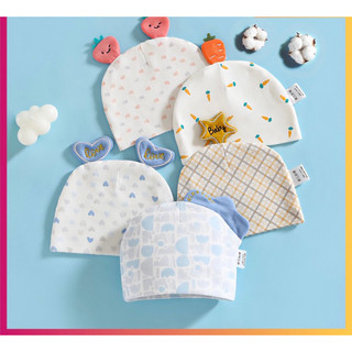 Mũ baby mũ beanie thoáng khí với tai đáng yêu bé trai bé gái 0-6m mũ unisex cho trẻ