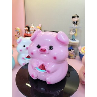 Heo Đất Lợn Đất Mẫu Heo Đất Ăn Dưa Hấu, Ống Heo Đất Tiết Kiệm Dễ Thương Hot 2024 - Xưởng Thạch Cao