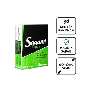 Bao cao su Sagami type E có gân gai