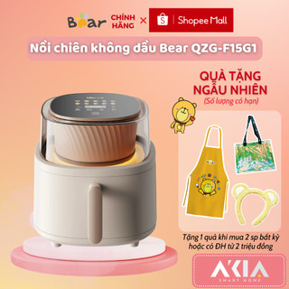 Nồi chiên không dầu 6L Bear QZG-F15G1 - 10 chế độ nấu ăn, hẹn giờ, lòng nồi chống dính, chín đều - BẢO HÀNH 18 THÁNG