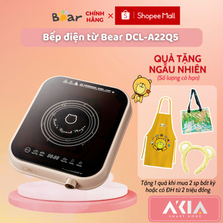 Bếp điện từ Bear DCL-A22Q5, 8 mức điều chỉnh nhiệt, màn hình chống nước, hẹn giờ 3 tiếng