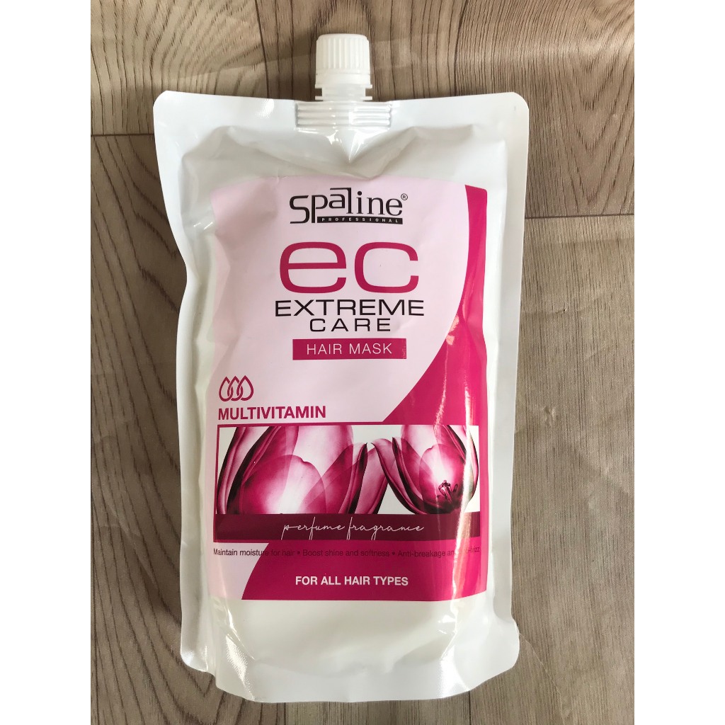 Hấp mặt nạ chăm sóc tóc Spaline EC dạng túi 850ml