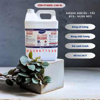 Cồn y tế sát khuẩn etanol laborch can 5l 90 độ