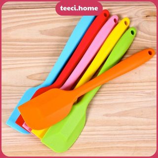Spatula Silicon Đa Năng Vét Bột Dụng Cụ Làm Bánh Phới Trộn Bột Phới Dẹt Silicon Muôi Lật Thức Ăn TEECI U136