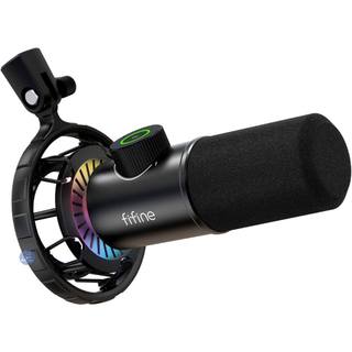 Micro fifine k658 rgb cổng usb- dynamic cardioid microphone