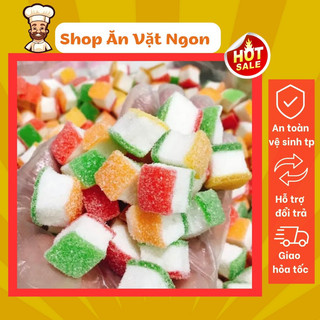 500 gam kẹo dẻo,kẹo bông gòn,ăn vặt tuổi thơ