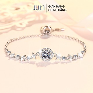 Lắc tay bạc Ý 100% đính Kim Cương cao cấp sáng lấp lánh | trang sức nữ cao cấp đến từ Châu Âu | LT965 JULI