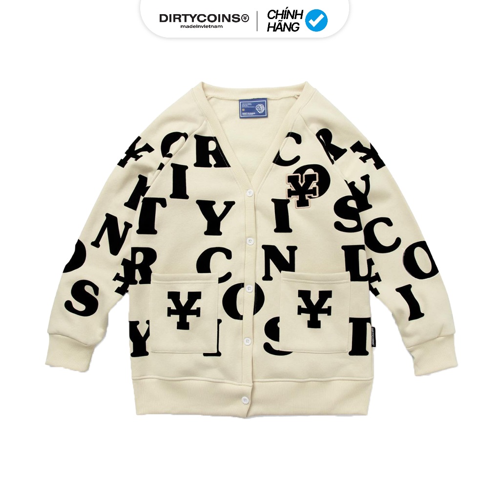 Áo khoác DirtyCoins Print Cardigan