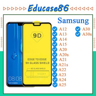 Kính Cường lực 9D Samsung A12/A13/A14/A15/A20/A20s/A21/A21s/A22/A23/A24/A25/A30/A30s Full Màn hình (Tặng kèm giấy lau )