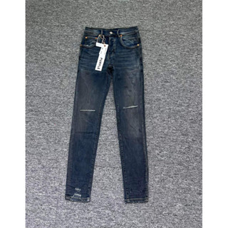 Quần purple xanh đậm rách gối new 5770