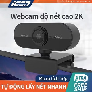 ICON Webcam máy tính có mic full hd 1080p full box siêu nét dùng cho pc laptop