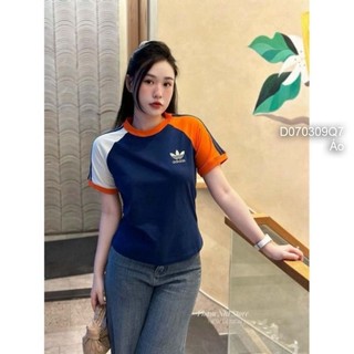 [Maysstore2020] Áo thun tay ngắn thể thao phối màu khác nhau cổ tròn 0603