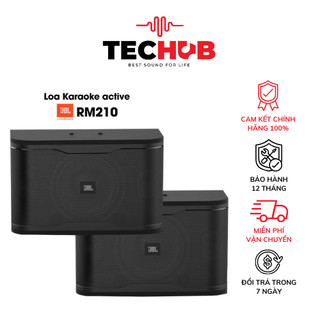 Combo 2 Loa Karaoke Active Tích Hợp Bluetooth JBL RM210 - Hàng Chính Hãng phân phối PGI- Hỗ Trợ Tư Vấn Lắp Đặt Toàn Quốc