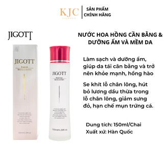 Nước Hoa Hồng Cân Bằng Dưỡng Ẩm Mềm Da JIGOTT Essence Moisture Skin 150ml
