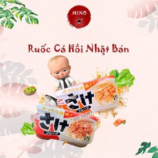 Ruốc cá hồi cho bé ăn dặm, ruốc cá hồi Maruha Nhật Bản ăn liền