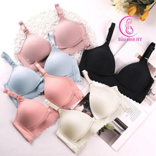 (Tặng nới áo) Áo lót bầu và sau sinh cho bé bú, chất liệu SU NON viền sóng mềm mại, nâng ngực, quyến rũ V185