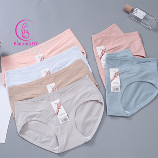Quần lót bầu và sau sinh cạp chéo chất liệu Cotton thông hơi Spring, đáy cotton kháng khuẩn, thấm hút tốt, mềm mịn mát