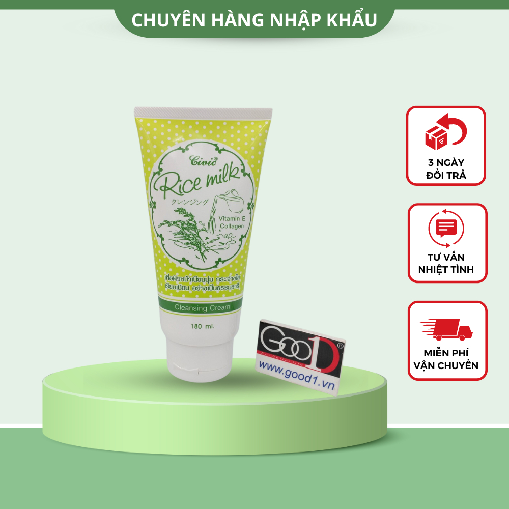 Sữa rửa mặt gạo 180ml Thái Lan