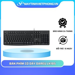 BÀN PHÍM VĂN PHÒNG DAREU LK185  (USB, BLACK)