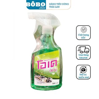 Xịt tẩy rửa bếp lau kính đa năng okay 500ml thái lan