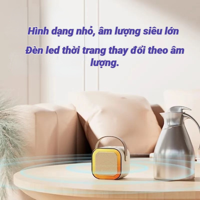 Loa Bluetooth Mini hát karaoke GODWELL sạc Pin Không dây, âm thanh bass chuẩn tặng kèm 2 míc hát bảo hành | BigBuy360 - bigbuy360.vn