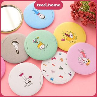 <Sỉ 1200đ>Sỉ Số Lượng Lớn Gương Mini Tròn Cầm Tay Dễ Thương Trang Điểm Hàn Quốc TEECI U144