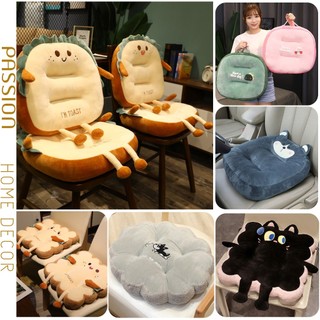Đệm Lót Ngồi Nhung Tuyết Dày Kiểu Dáng Hoạt Hình Dễ Thương