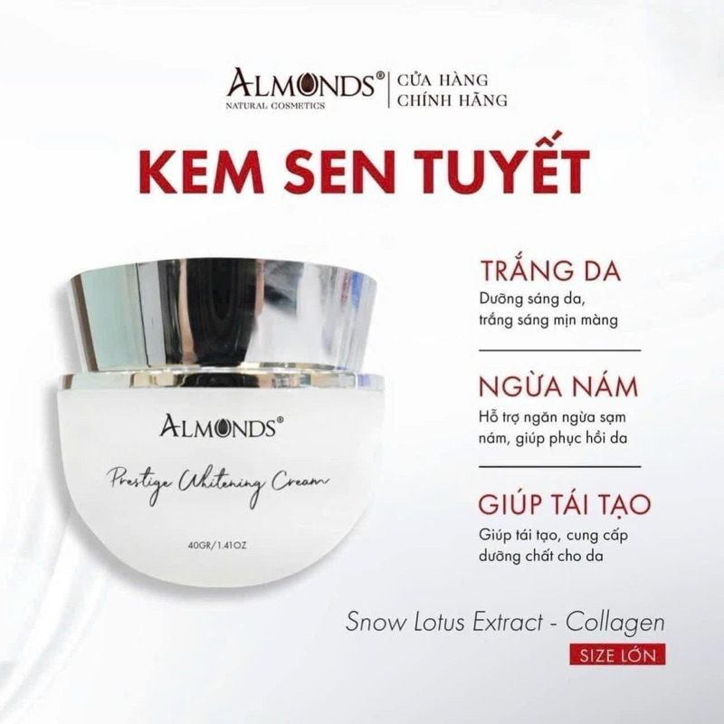 KEM SEN TUYẾT( Kem dưỡng trắng da)