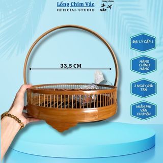 Lồng trần cu gáy, chòe, chào mào, lồng xích chân cu gáy cao cấp đầy đủ phụ kiện hàng kỹ