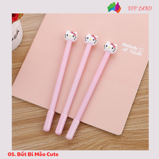 Bút Bi Gầu Trúc,Mèo Kitty dễ thương