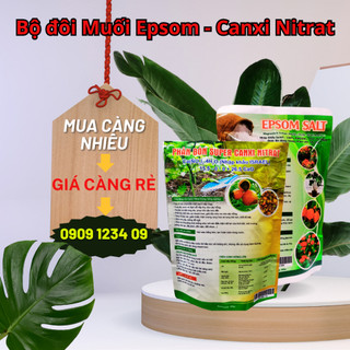 Muối Epsom - Canxi Nitrat, tốt cho cây trồng, sai hoa trĩu quả, tăng độ ngọt cho trái (Vườn Sài Gòn)