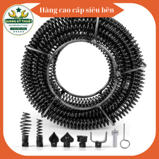  Dây Thông Tắc Cống Bồn Cầu Bồn Rửa Dạng Lò Xo Dây Phi 16 - Sử Dụng Bằng Khoan 