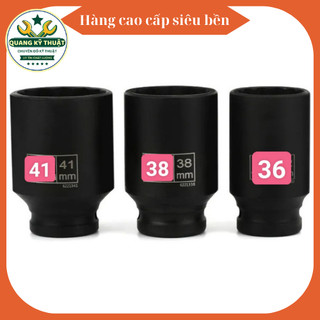 Đầu Tuýp Khẩu Mở Lồng Máy Giặt Và Mở Nồi Xe Ga Size 30.32.34,36,38,39,41,46mm. Chân Lỗ 1/2 gắn trực tiếp máy bắn Bulong