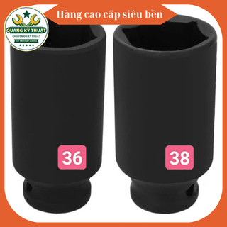 Đầu Tuýp Khẩu Mở Lồng Máy Giặt Và Mở Nồi Xe Ga Size 30.32.34.36,38,39.41.46mm. Chân Lỗ 1/2 gắn trực tiếp máy bắn Bulong