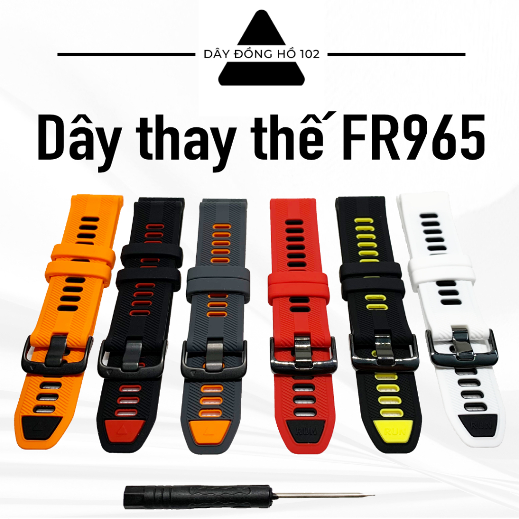 Dây đeo thay thế 22mm cho Garmin Forerunner 965