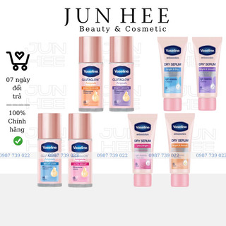 [ JUNHEE AUTH ] Lăn nách Vaseline /  Kem giảm thâm nách Vaseline Dry Serum khử mùi , tham ThaiLand mẫu mới