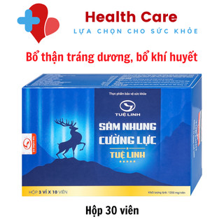 Sâm Nhung Cường Lực Tuệ Linh 30 Viên