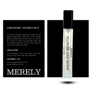 Shinee - nước hoa merely flower and wood – mùi hương nhẹ nhàng bình yên | 10ml