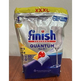 Viên rửa bát Finish Quantum 60 viên cao cấp + Tặng viên Finish dùng thử