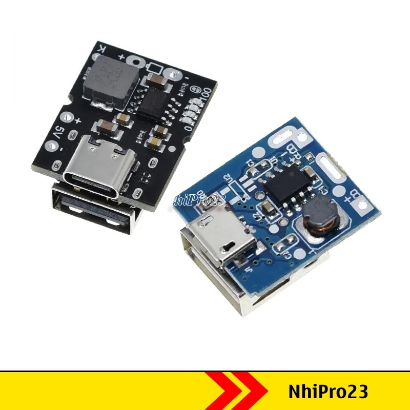 Mạch sạc dự phòng mini cổng micro, Type-c 3.7v